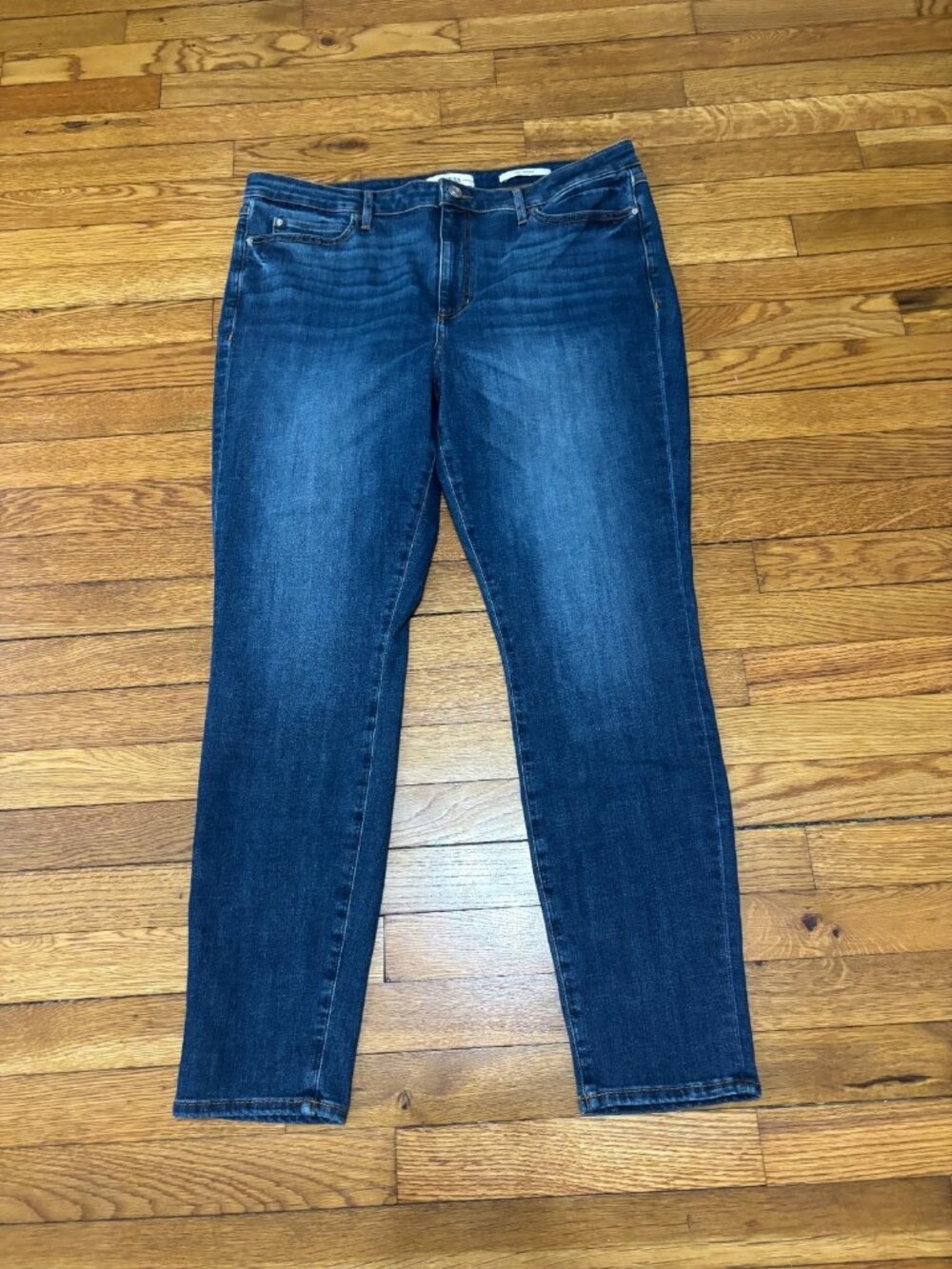 Guess Womens 1981 High Rise Skinny Jeans Size 34 34x29 Blue Stretch Denim Pants